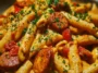 One-Pot Creamy Spicy Cajun Sausage Pasta in a Bowl