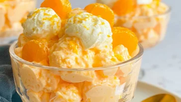 Orange Fluff Salad - A Delightful Fruit Dessert