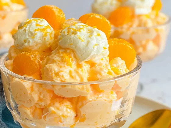 Orange Fluff Salad - A Delightful Fruit Dessert