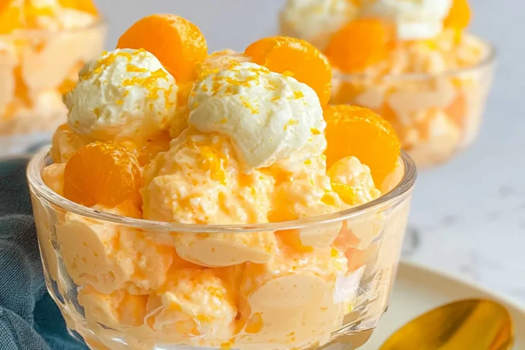 Orange Fluff Salad - A Delightful Fruit Dessert