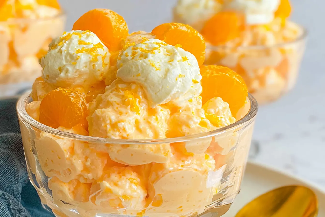 Orange Fluff Salad - A Delightful Fruit Dessert