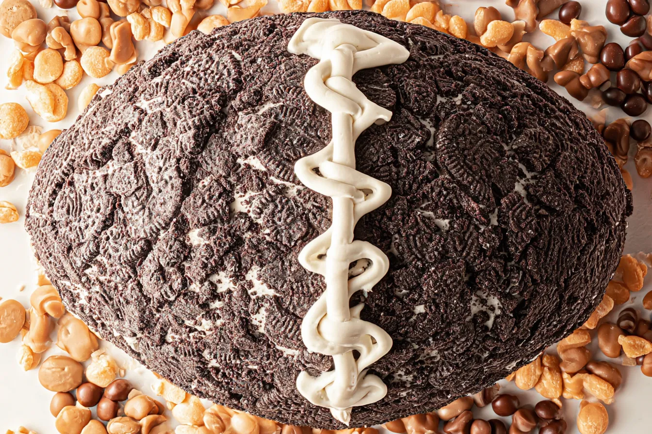 Oreo Cookies and Cream Cheese Ball Ready to Serve