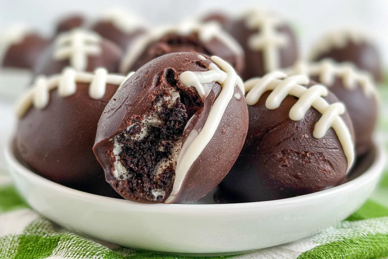 Oreo Football Truffles: Irresistibly Delicious Game Day Treats 4 Oreo Football Truffles
