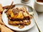 Overnight Pumpkin and Apple French Toast Ready to Serve