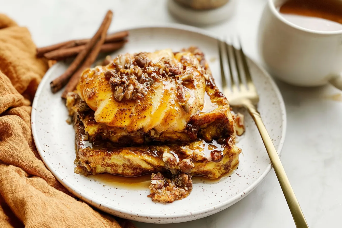 Overnight Pumpkin and Apple French Toast for Cozy Mornings 3 Overnight Pumpkin and Apple French Toast Ready to Serve