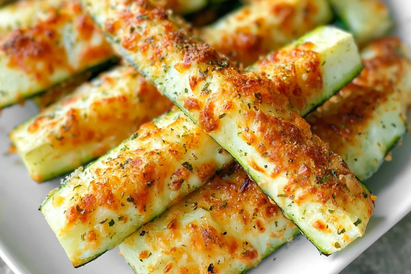 Parmesan Crusted Zucchini: A Delightful Crunch You’ll Love 3 Crispy Parmesan Crusted Zucchini - Delicious and Easy Recipe