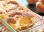 Delicious Peaches and Cream Pie Slice on a Plate