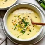 Creamy Potato Leek Soup Bowl