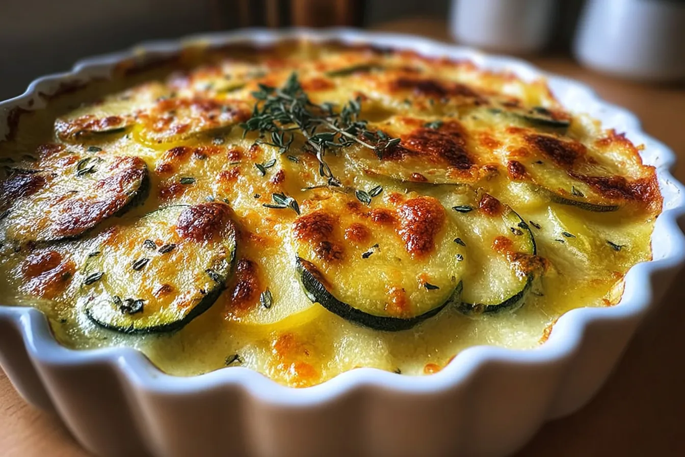 Potato-Zucchini Gratin 