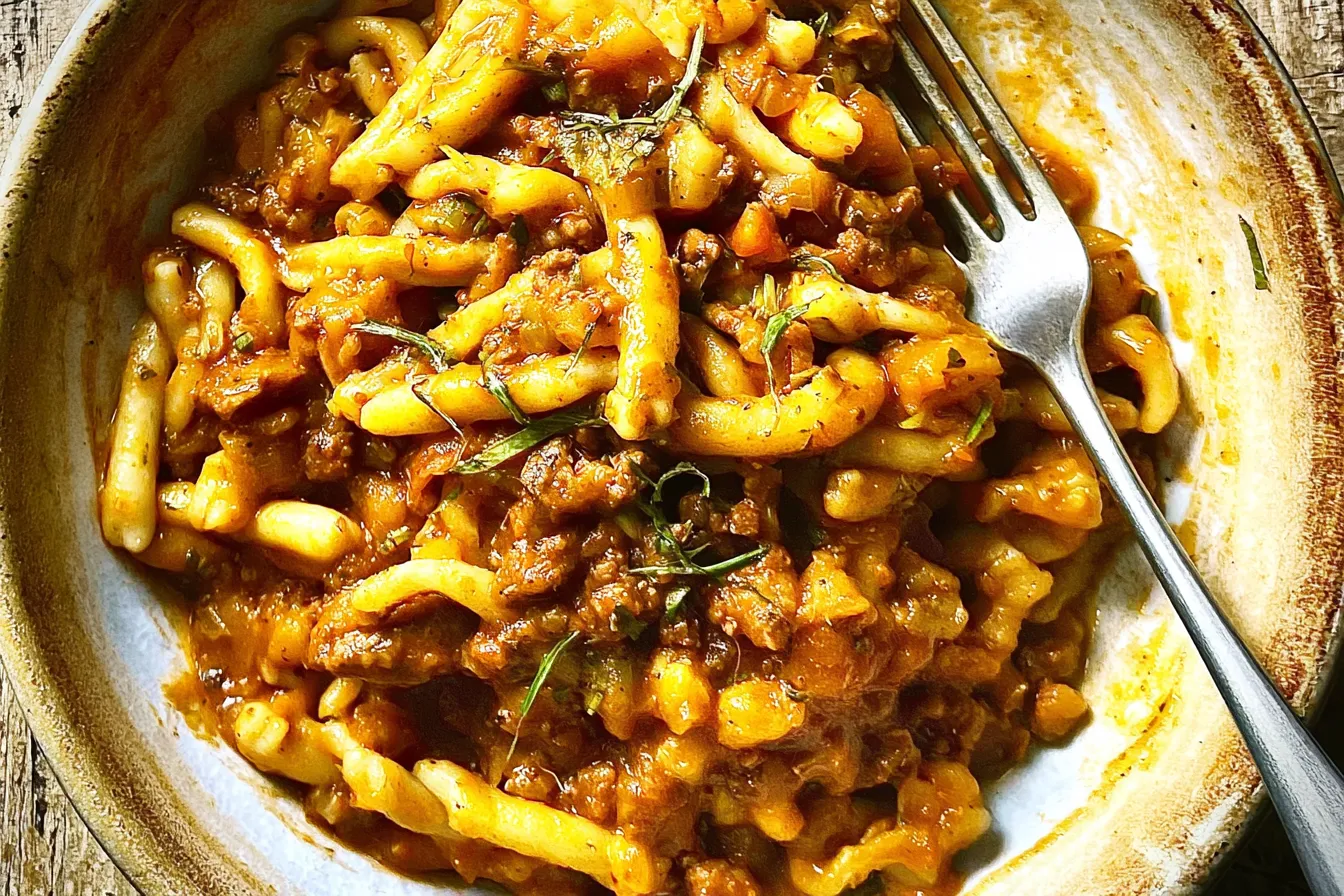 Pumpkin Beef Bolognese 