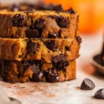 Pumpkin Chip Banana Bread: A Fall Favorite You’ll Love! 5 Pumpkin Chip Banana Bread Freshly Baked Slice