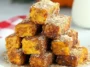 Pumpkin French Toast Sticks with Maple Syrup