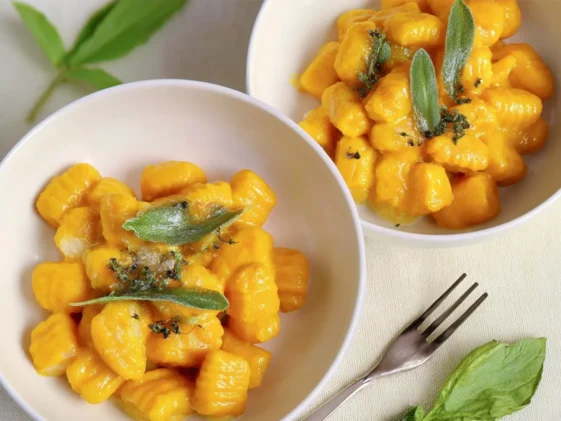 Irresistible Pumpkin Gnocchi on a Rustic Plate
