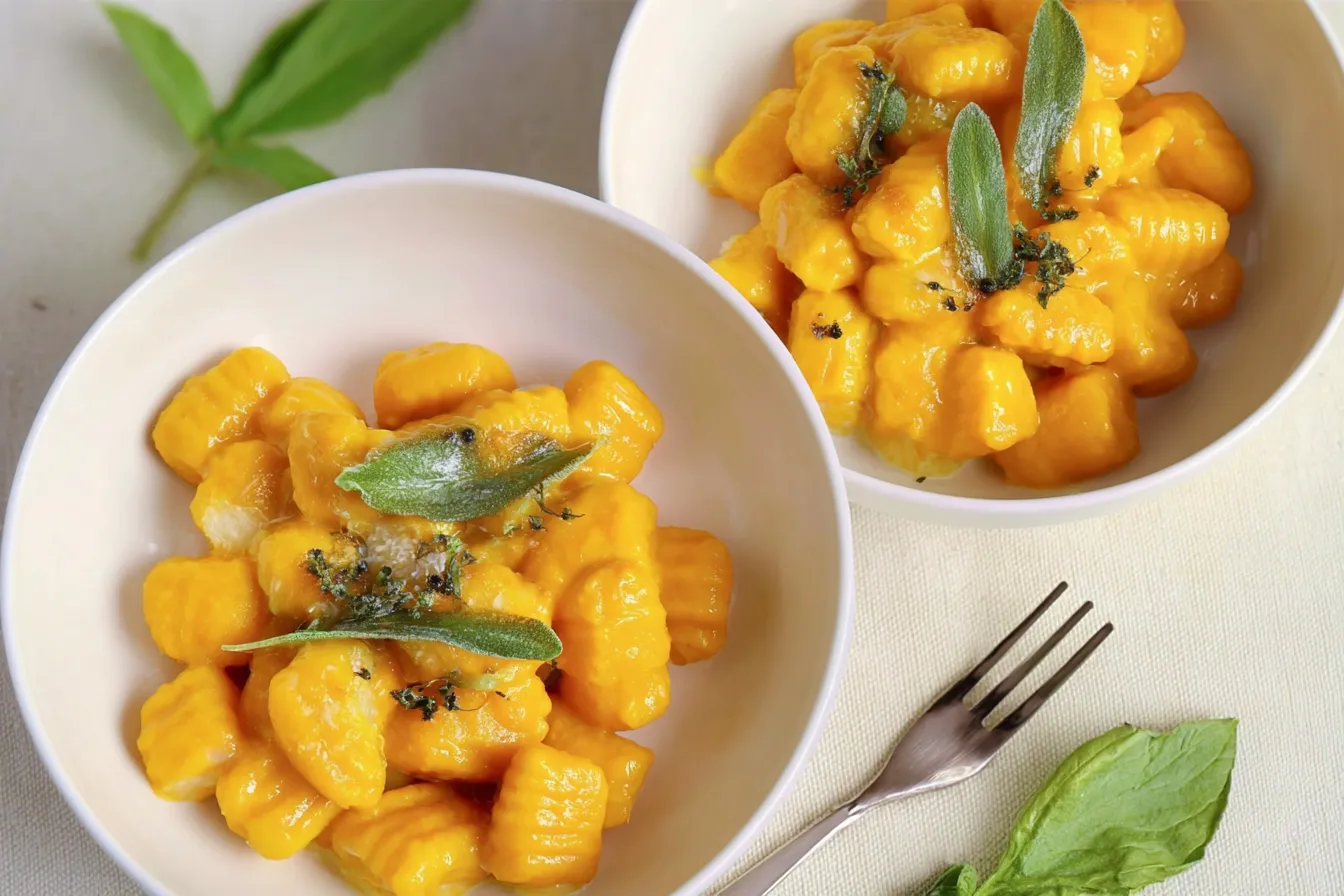 Irresistible Pumpkin Gnocchi on a Rustic Plate