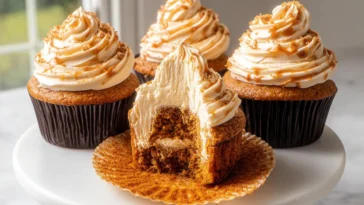 Pumpkin Pie Cupcakes Freshly Baked