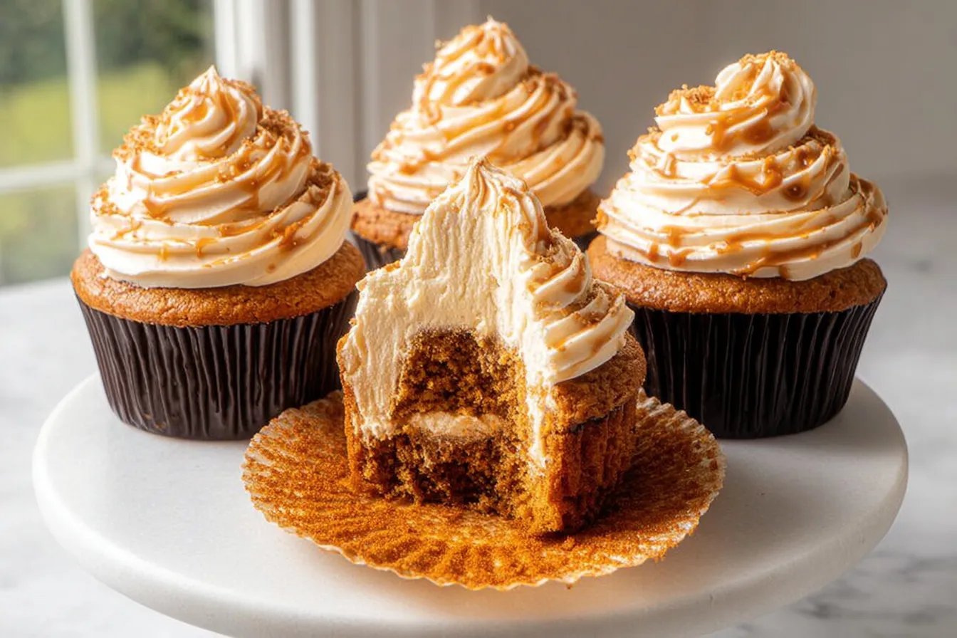 Pumpkin Pie Cupcakes Freshly Baked