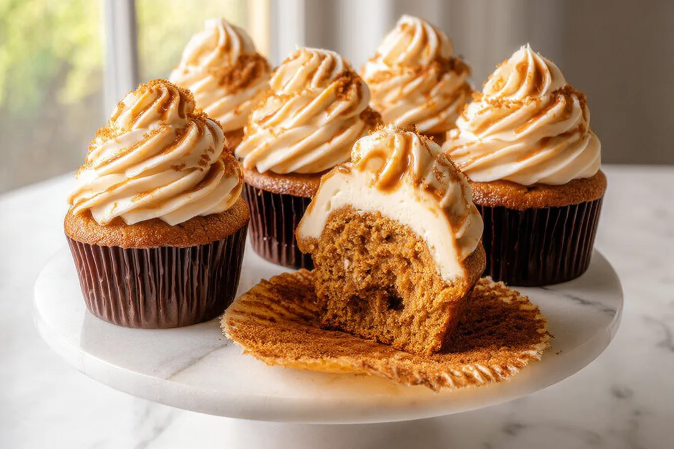 Pumpkin Pie Cupcakes 