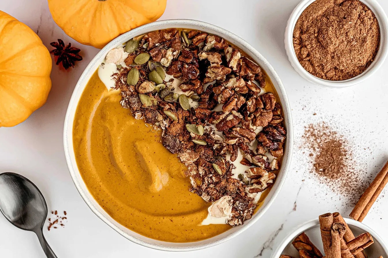 Pumpkin Pie Smoothie Bowl 