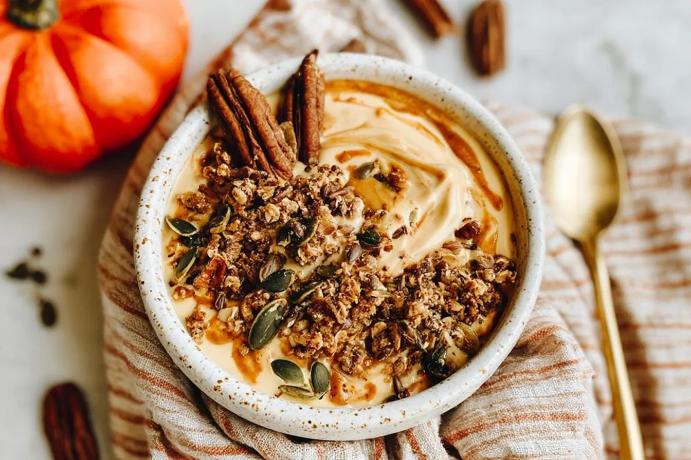 Pumpkin Pie Yogurt Bowl 