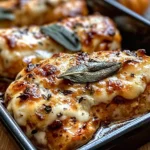 Pumpkin Sage Chicken Bake Plated with Fresh Herbs