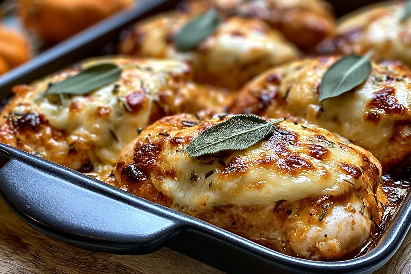 Pumpkin Sage Chicken Bake 