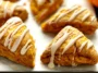 Pumpkin Scones Freshly Baked with Spices and Cream