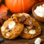 Pumpkin S’mores Cookies Freshly Baked