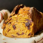 Golden Brown Pumpkin Sourdough Bread Fresh Out of the Oven