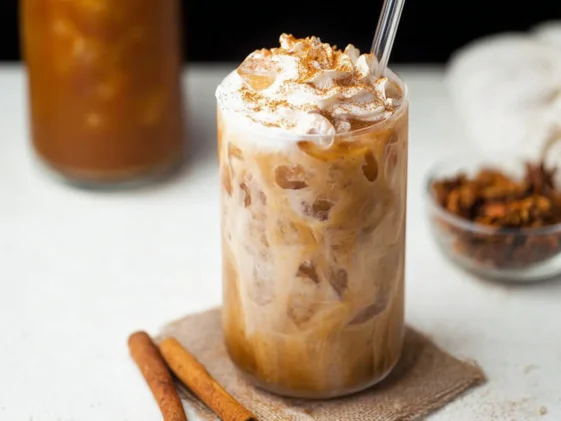Pumpkin Spice Cold Brew in a Cozy Mug