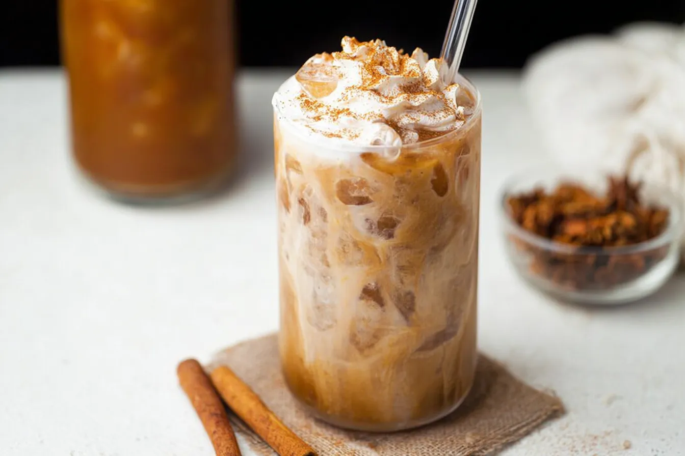 Pumpkin Spice Cold Brew in a Cozy Mug