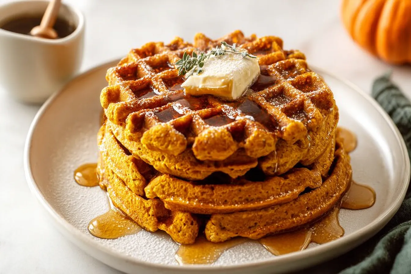 Pumpkin Waffle Recipe: Enjoy These Fluffy Fall Delights 4 Pumpkin Waffle Recipe