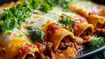 Delicious Quick and Savory Ground Beef Enchiladas