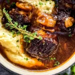 Delicious Red Wine Braised Short Ribs in Dutch Oven