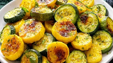 Roasted Zucchini And Squash Platter