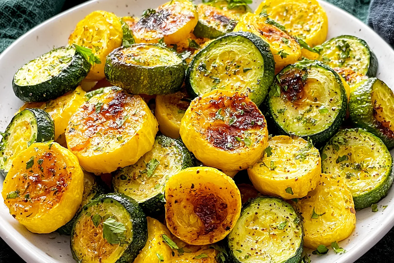 Roasted Zucchini And Squash Platter