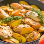 Sautéed Chicken and Apples with Rosemary - Delicious Recipe