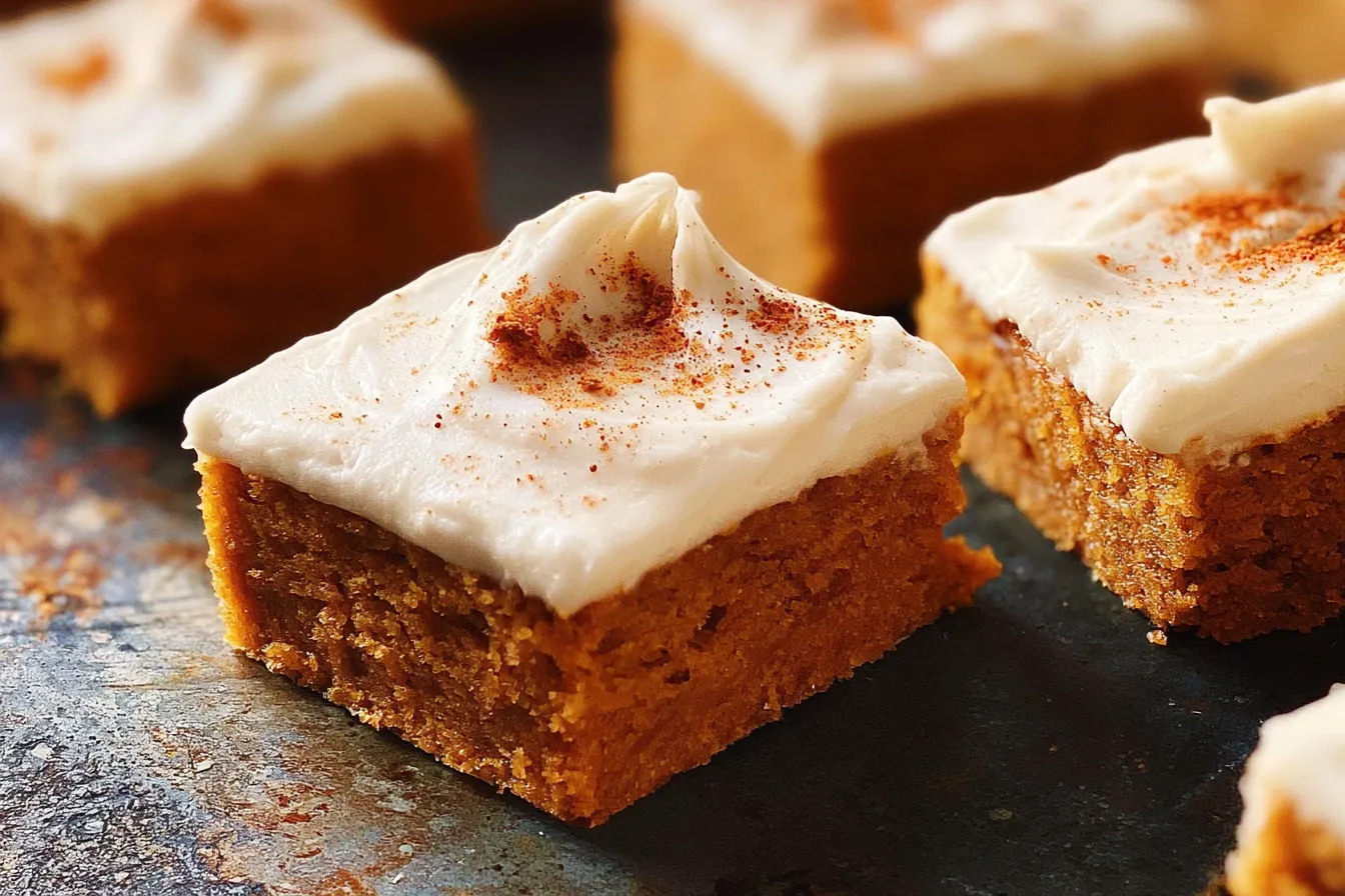 Sheet Pan Libby’s Pumpkin Bars 