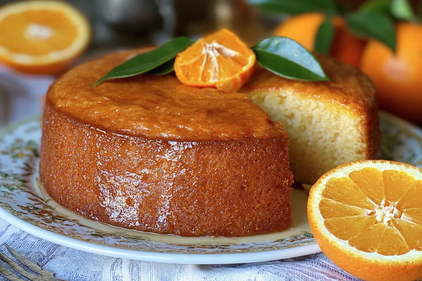 Sicilian Whole Orange Cake (Using an Entire Orange: Peel, Juice and Pulp) 