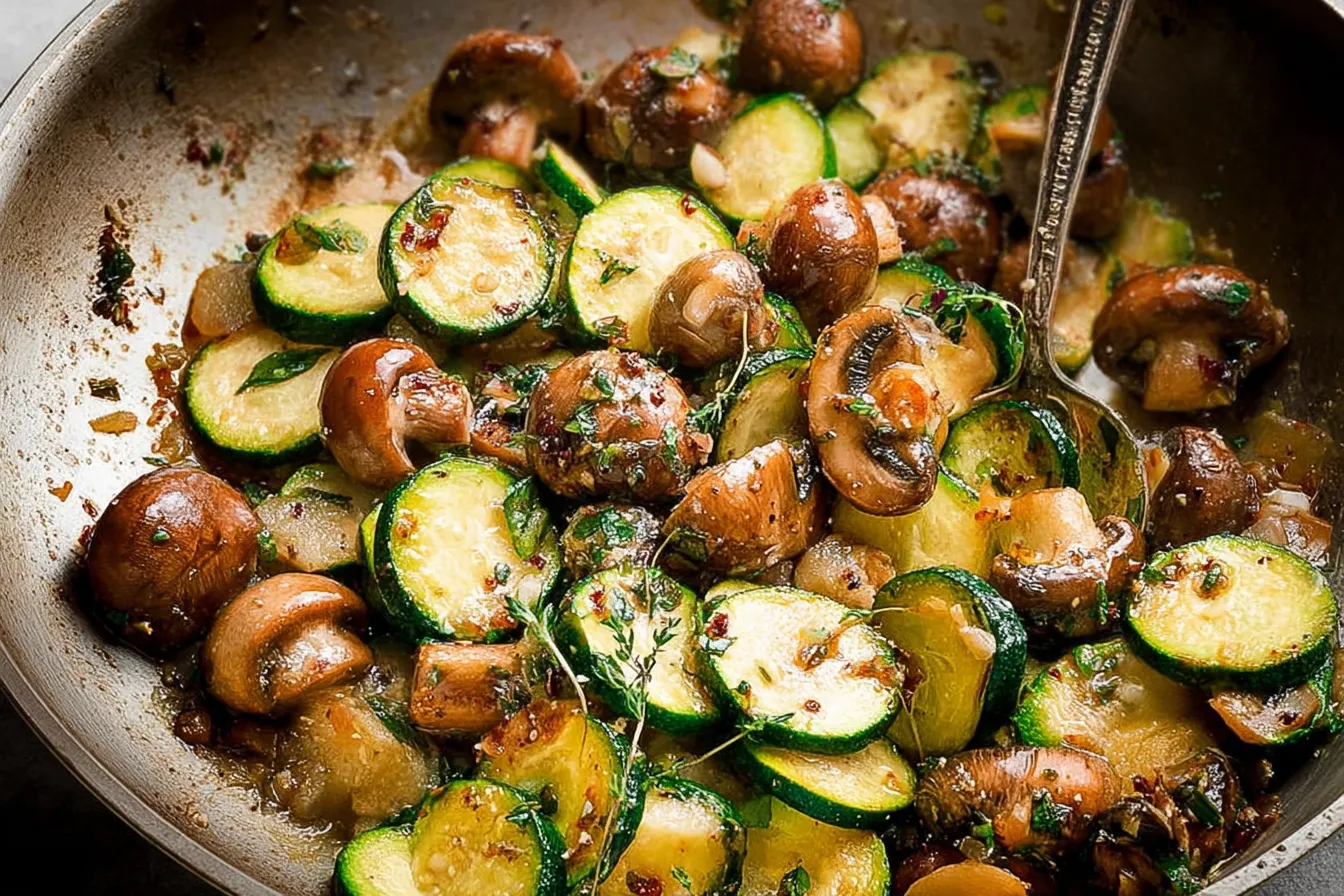 Skillet Zucchini and Mushrooms: A Delightful Veggie Dish 4 Skillet Zucchini and Mushrooms