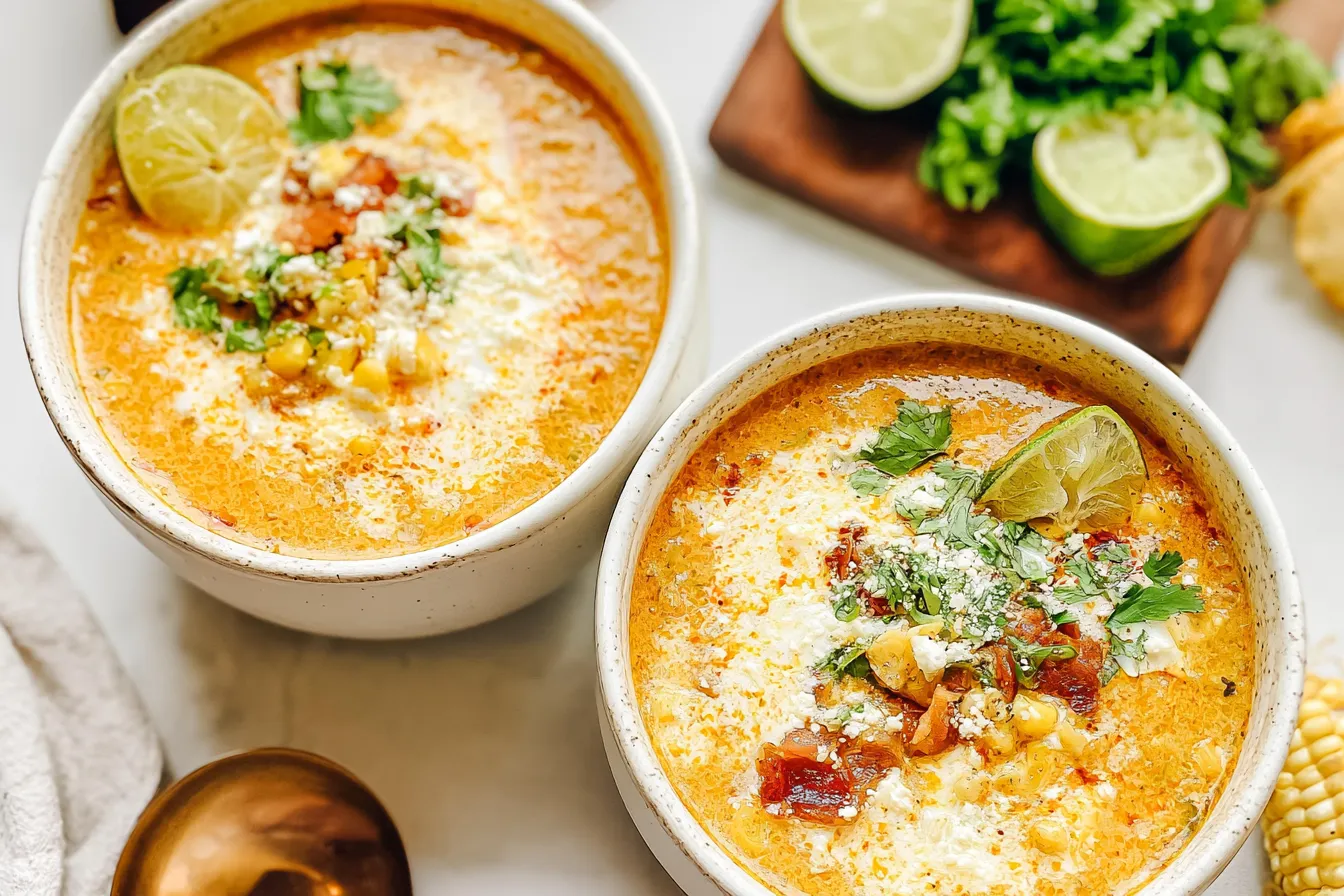 Slow Cooker Mexican Street Corn Soup: A Cozy Delight 3 Creamy Slow Cooker Mexican Street Corn Soup