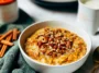 Delicious Slow Cooker Pumpkin Pie Oatmeal in a Bowl