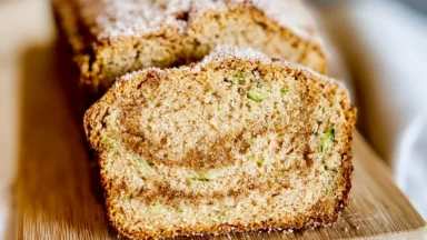 Delicious Snickerdoodle Zucchini Bread with Coconut Oil Slice