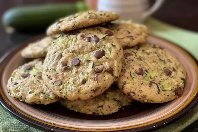 Soft Zucchini Cookies: Delightfully Soft and Irresistibly Good! 3 Soft Zucchini Cookies on a Cooling Rack