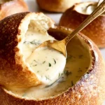 Delicious Sourdough Bread Bowls Freshly Baked