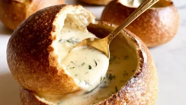 Delicious Sourdough Bread Bowls Freshly Baked