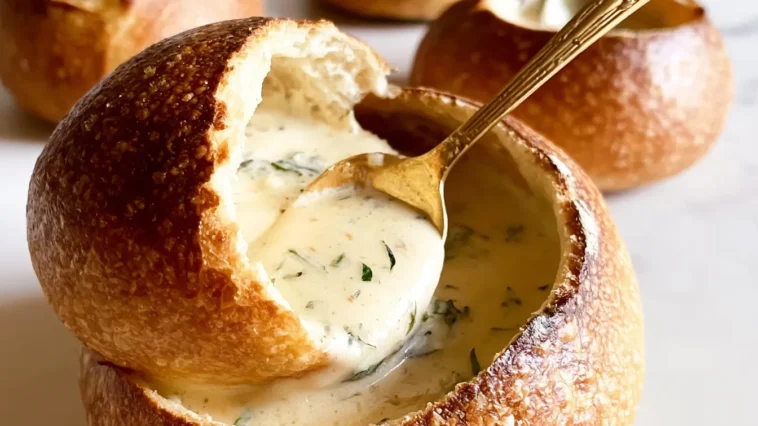 Delicious Sourdough Bread Bowls Freshly Baked