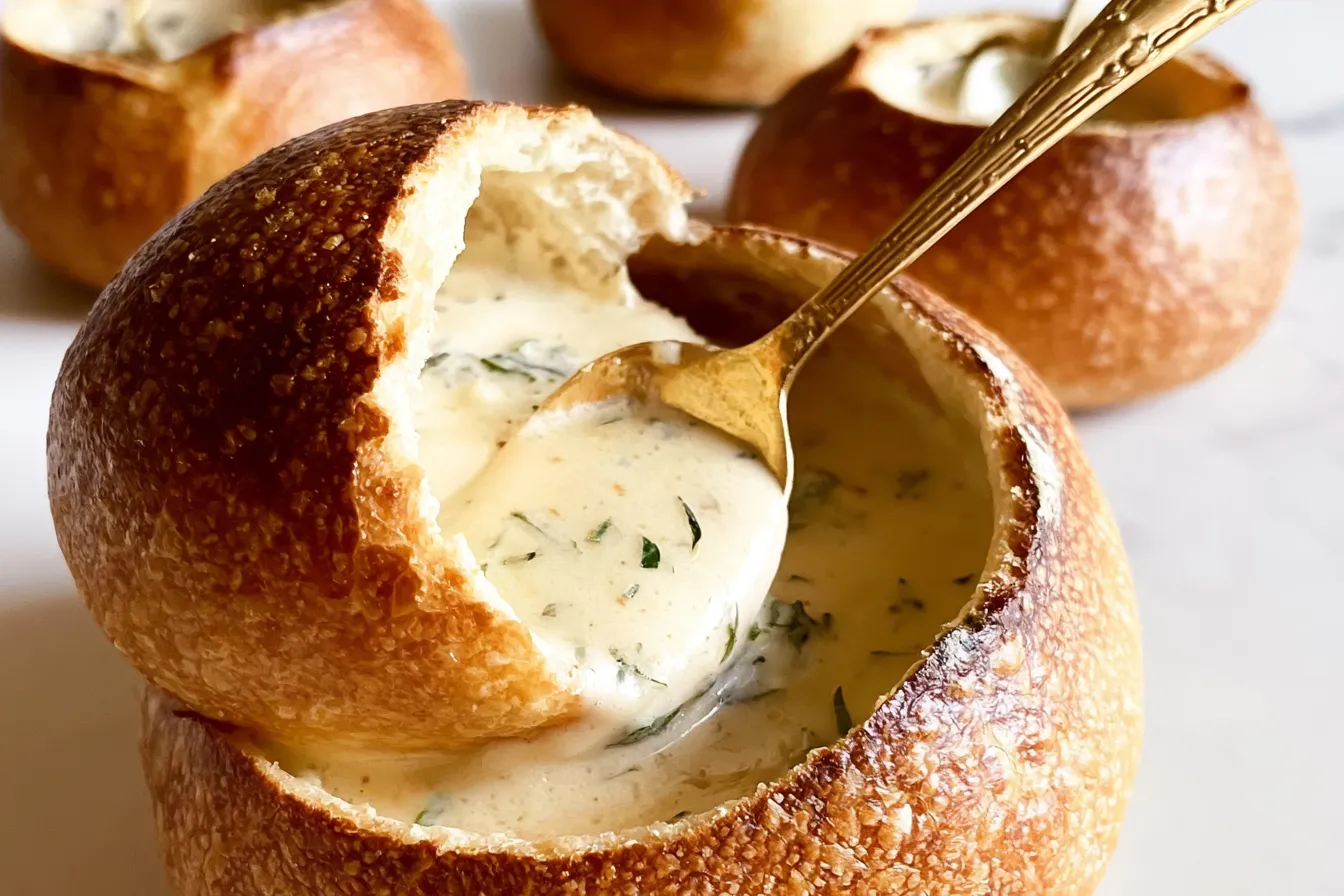 Sourdough Bread Bowls: Perfect for Every Meal 3 Delicious Sourdough Bread Bowls Freshly Baked