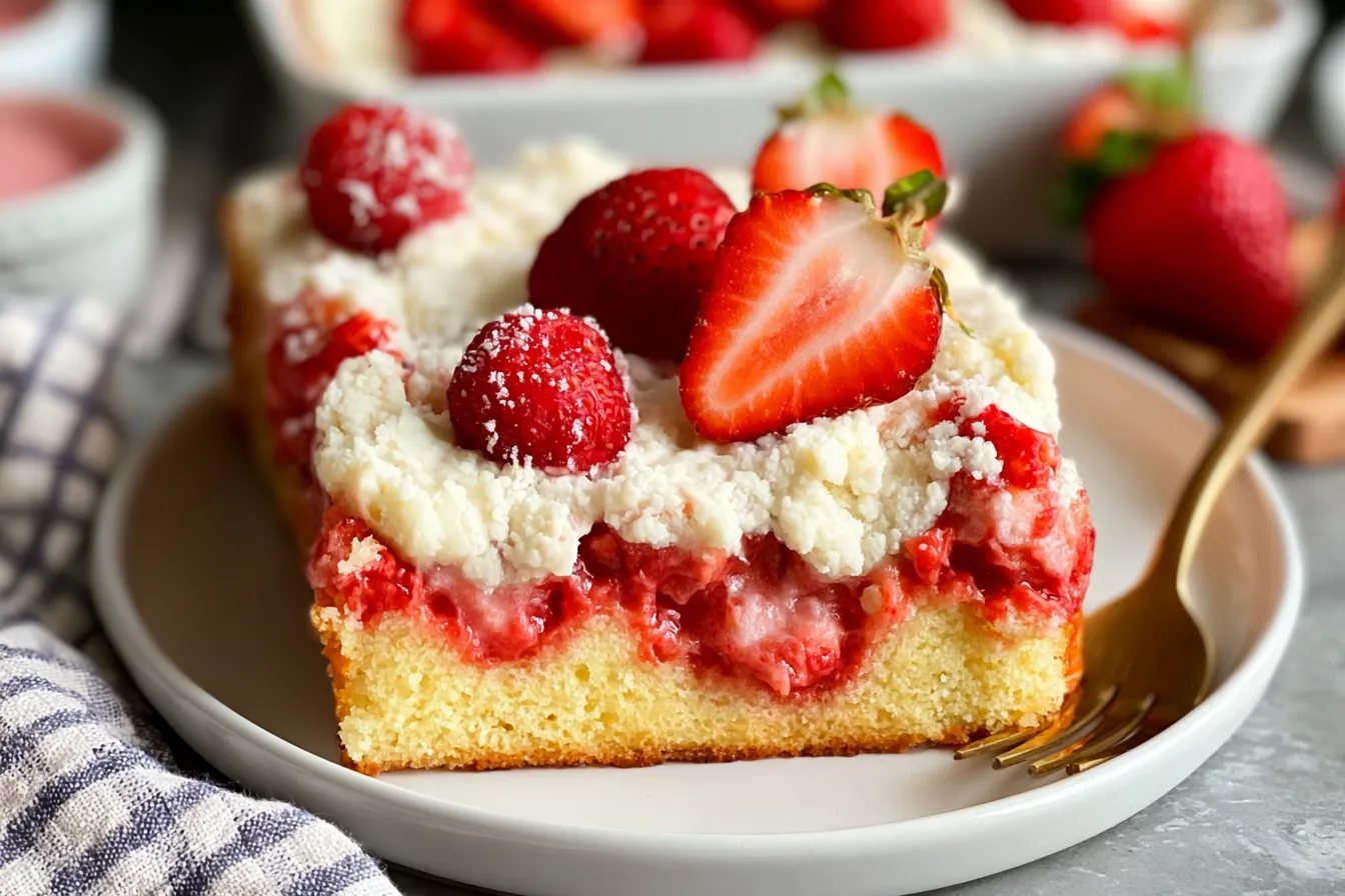 Strawberry Cheesecake Dump Cake Recipe: A Delicious Delight 4 Strawberry Cheesecake Dump Cake Recipe