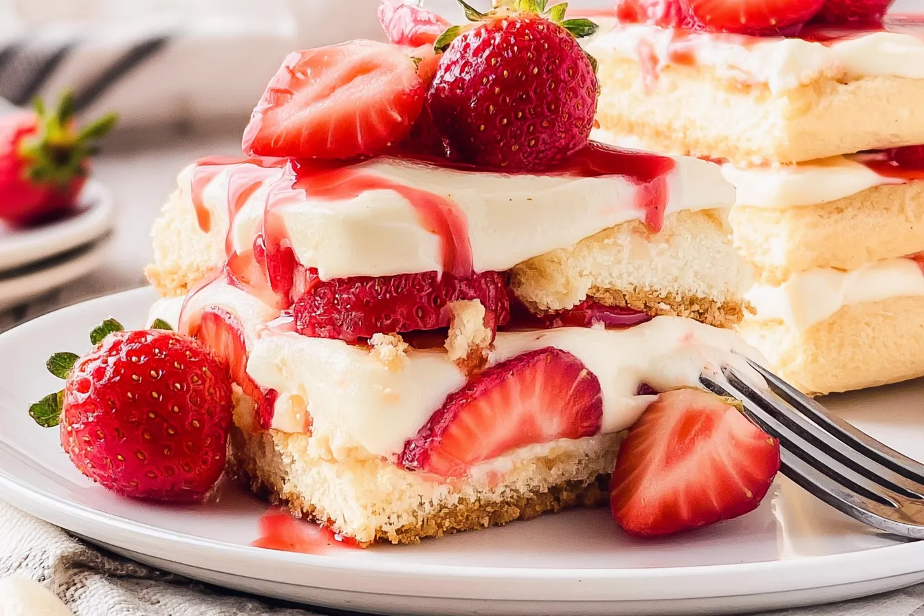 Strawberry Tiramisu: A Delightful Twist on a Classic 3 Decadent Strawberry Tiramisu Slice