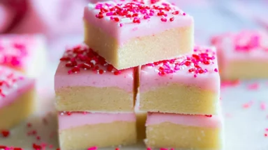 Delicious Sugar Cookie Bars Ready to Be Sliced
